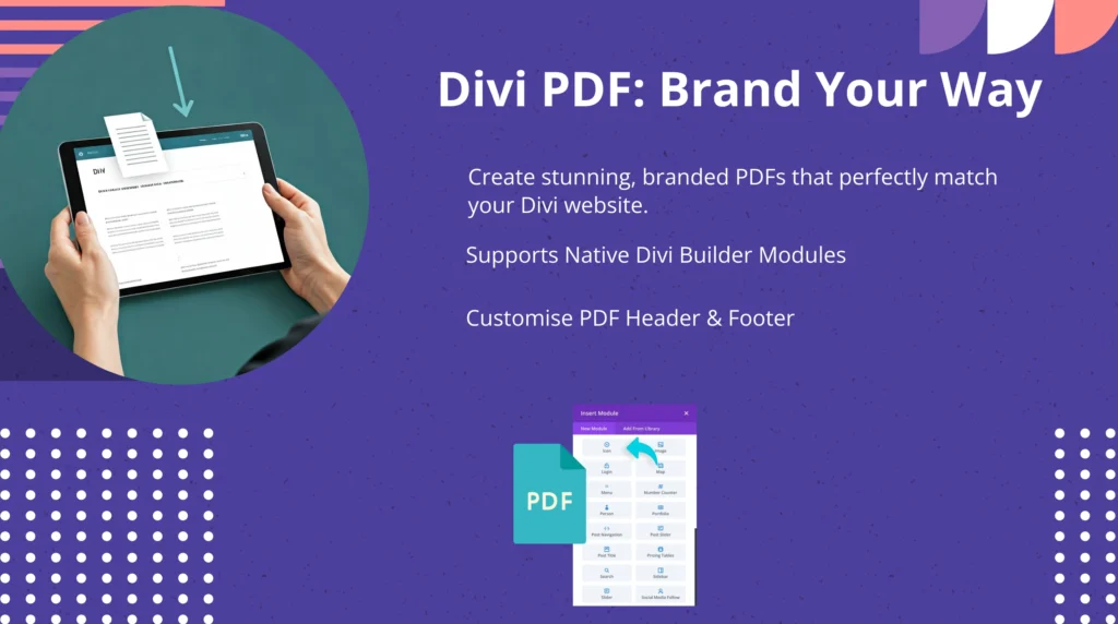 WordPress PDF Generator for Divi Builder – Convert Posts & Pages to PDF